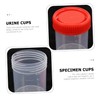 Ipetboom 30 pcs Leak Cups with Screw Caps for Urine