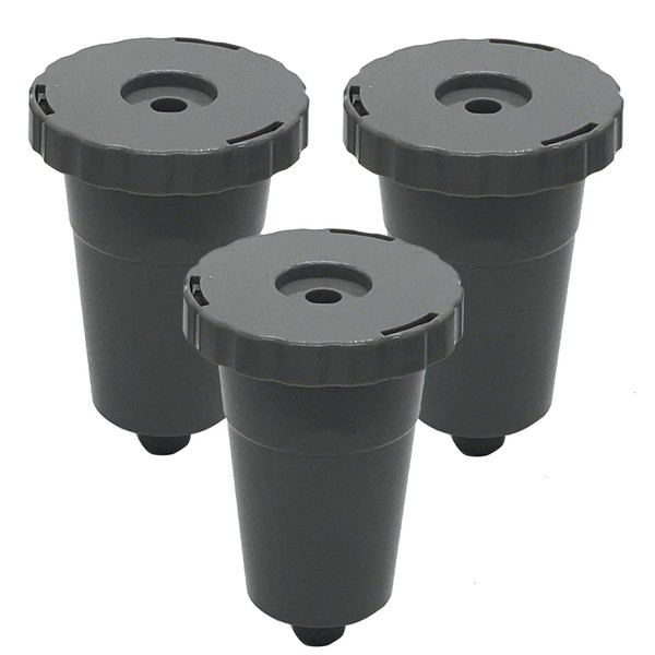 joystar - Filtro de café reutilizable para Keurig, estilo K-Cup, paquete de 3, compatible con serie B30, B40, B50, B60, B70, Gris, 3