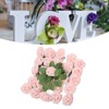 25pcs Artificial Roses Light Pink Fake Bulks Box for DIY