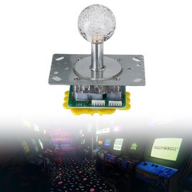 MAD HORNETS LED Arcade Illuminated Joystick Switchable from 4 to 8 way operation Colorful