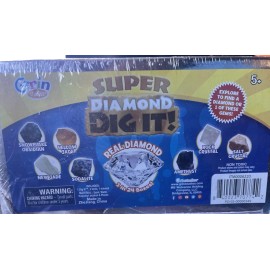 Grin Studios Super Diamond Dig It Real Diamond 1 In 24 Boxes Jewel Gem Box NEW