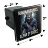 Graphics & More Werewolf Alpha Tow Trailer Hitch Cover Plug