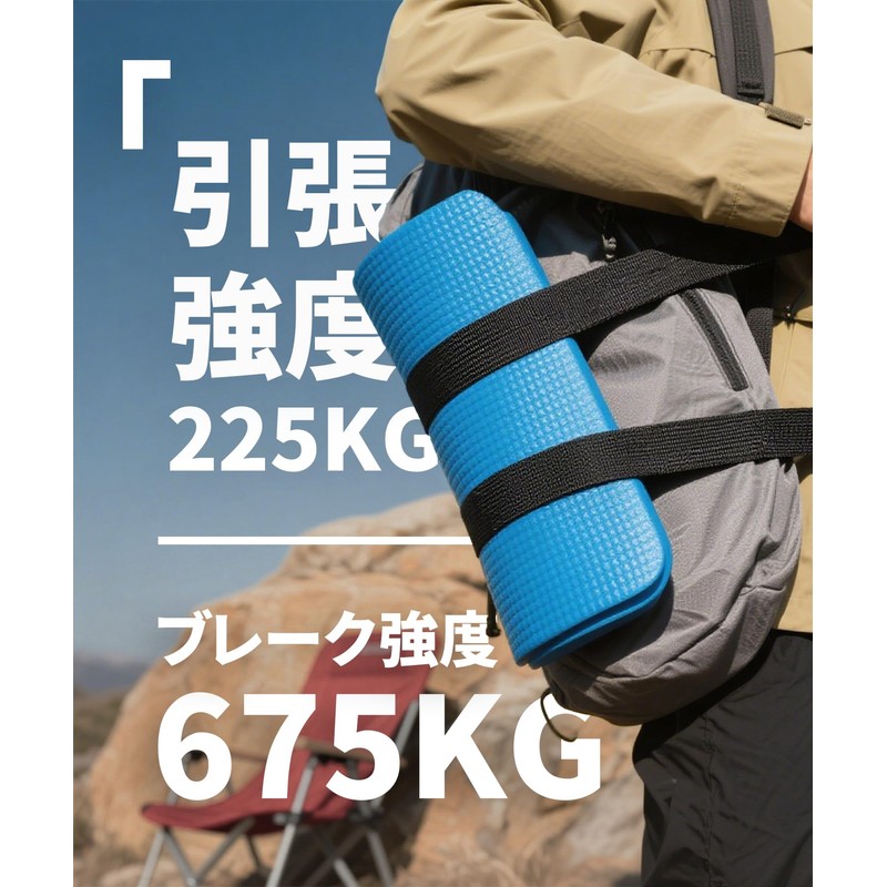 Load Tightening Belt, Luggage Belt, 3.3 ft (1 m), Width