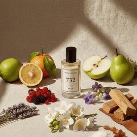 FM Pure 732 Women's Fragrance 50 ml Floral, Sensual and Romantic with an Elegant, Fruity Note