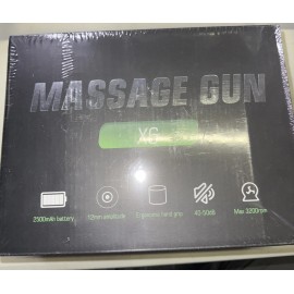 Raemao X6 Massage Gun, 10 Speeds, 15 Applicators, Black