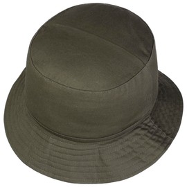 Lipodo Signal Bucket Hat with Ear Flaps - Unisex Fishing Hat for Autumn/Winter - Crushable - Olive Hat (55-60 cm), olive