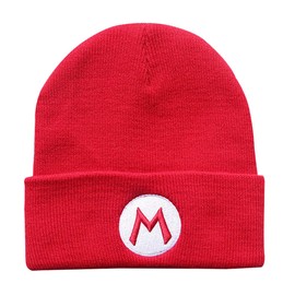 Kids Warm Knit Hat Beanie Game Beanie Hat Girls Winter Beanie Hat Adults Adolescents (Red)