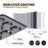 HONGBAKE Mini Muffin Top Pan for Baking, Premium 12 Cavity