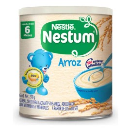 Nestum Cereal Infantil Nestum® Etapa 1 Arroz Lata 270g
