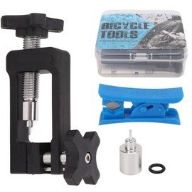 Uadme Needle Driver Insert Tool, Bicycle Repair Tool, Oil Vent Pipeline Connector, Bicycle Oil Needle Insertion Tool for Road Bike, Mountain Bike