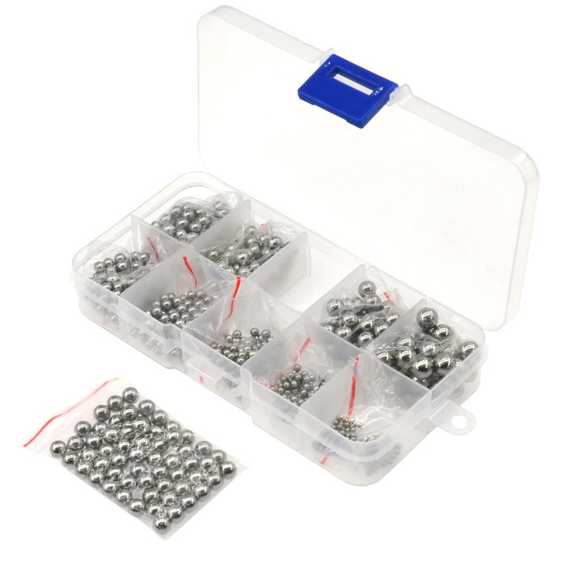 750 PCS Stainless Steel Bearing Balls, Precision Metal Ball