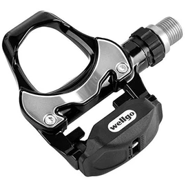 Wellgo 2DU Bearing - R251 Road Clipless 9/16 Inch Pedal in Black