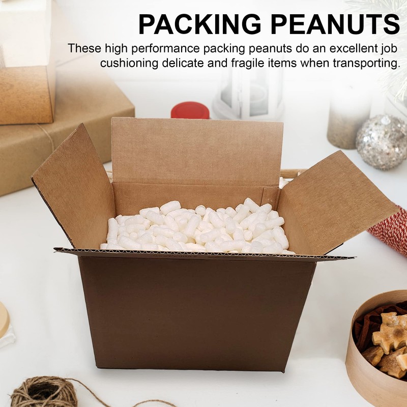MT Products Off-White Packing Peanuts - Bulk Shipping Peanuts for