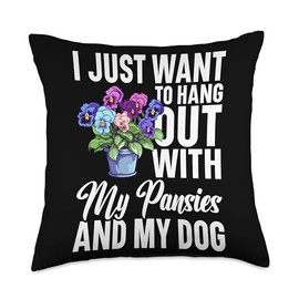 Pansy Flower Seeds Pansies Live Gardening Tools Pansies Throw Pillow