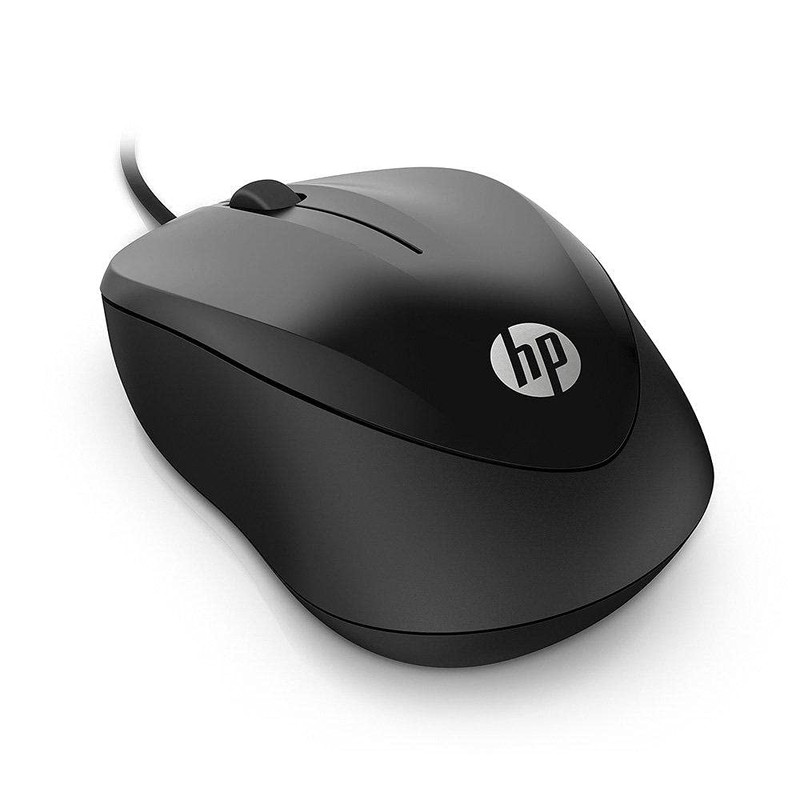 HP 1000 Black Wired USB Mouse