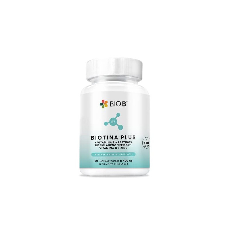 BIO B | Biotina Plus | 60 cápsulas veganas