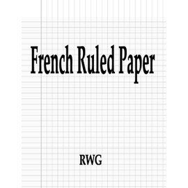 French Ruled Paper: 200 Pages 8.5" X 11"