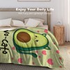 Avocado Blanket Gifts - 50x40 Inches Cute Throw Blanket for