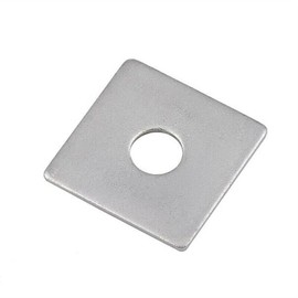 Zkenshan-washers Square Flat Washers M8 M10 M12 M14 M16 Carbon Steel Bright Zinc Plated Flat Pad Spacer Gasket, Good wear Resistance (Inner Diameter : M12x40x2.5mm, Number of Pcs : 2Pcs)