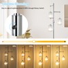 Stepeak Modern Crystal Floor Lamp for Living Room, 3 Lights