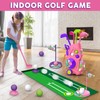 Letapapa Toddler Golf Set with Putting Mat, 4 Clubs, 8