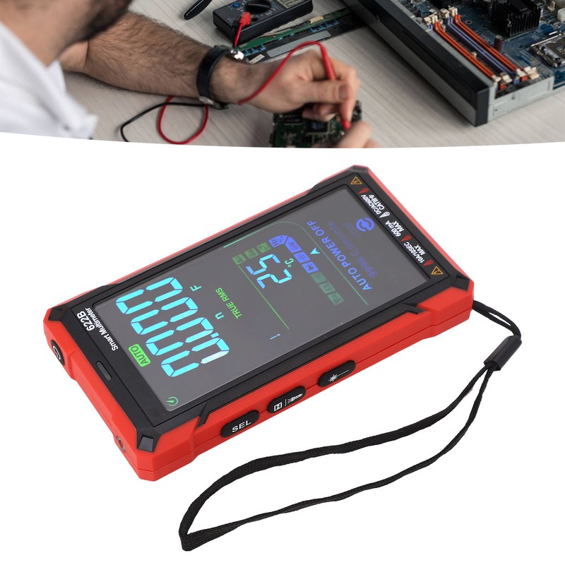 Digital Multimeter Kit Smart Touch Large Screen Rechargeable High Accuracy
