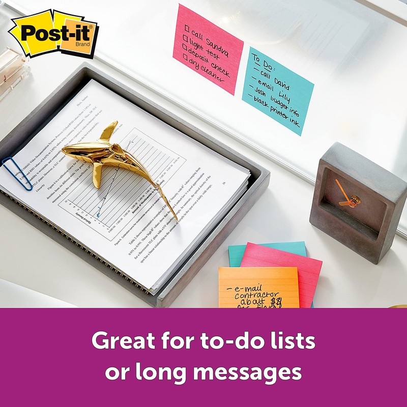 Post it (R) Super Sticky Notes, 4 in. x 4