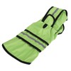 Dog Raincoat Polyester Pet Rain Cape Jacket Reflective Stripe Waterproof
