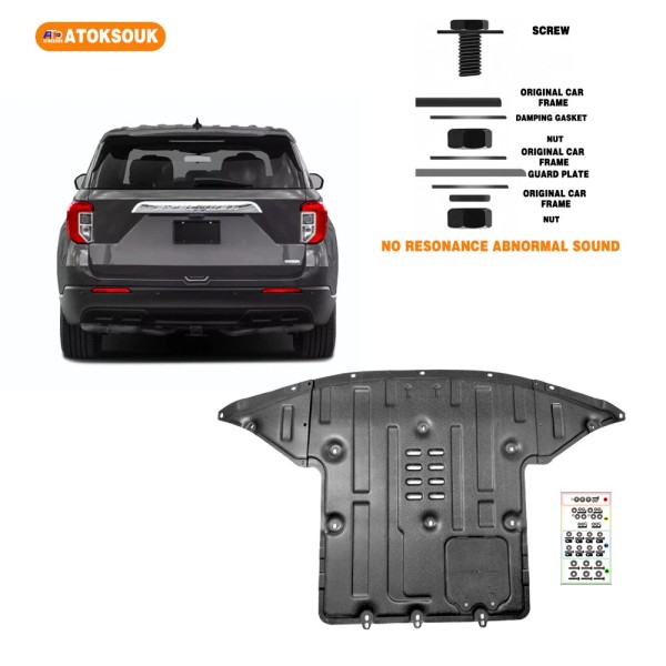 Atoksouk Engine Skid Plate For 2020-2024 Ford EXPLORER Under Splash