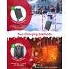 COOLWUFAN 24 Pack 22" Solar Candy Cane Lights Outdoor, 216