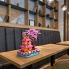 YUJNS Sakura Tree House Architecture Micro Blocks Set of Japanese