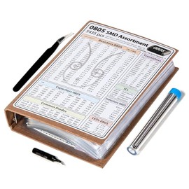 Kit de surtido de componentes electrónicos SMT Libro de resistencias, condensadores, transistores y componentes electrónicos SMD 0805 - 5435 piezas