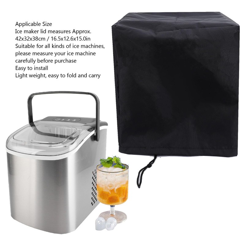 Ice Maker Cover, Waterproof Oxford Fabric, Ice Maker Dust Cover