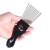 Pack of 3 Metal Hair Pick Combs Afro Pick Comb