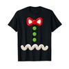 Gingerbread Man Christmas Costume Funny Gingerbread Man T-Shirt