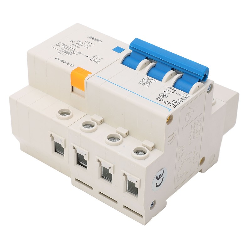 Circuit Breaker 3P and N MCB DIN Rail Mount 4500A