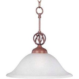 Maxim Lighting 8891CS Foothills Forge - One Light Pendant, Country Stone Finish