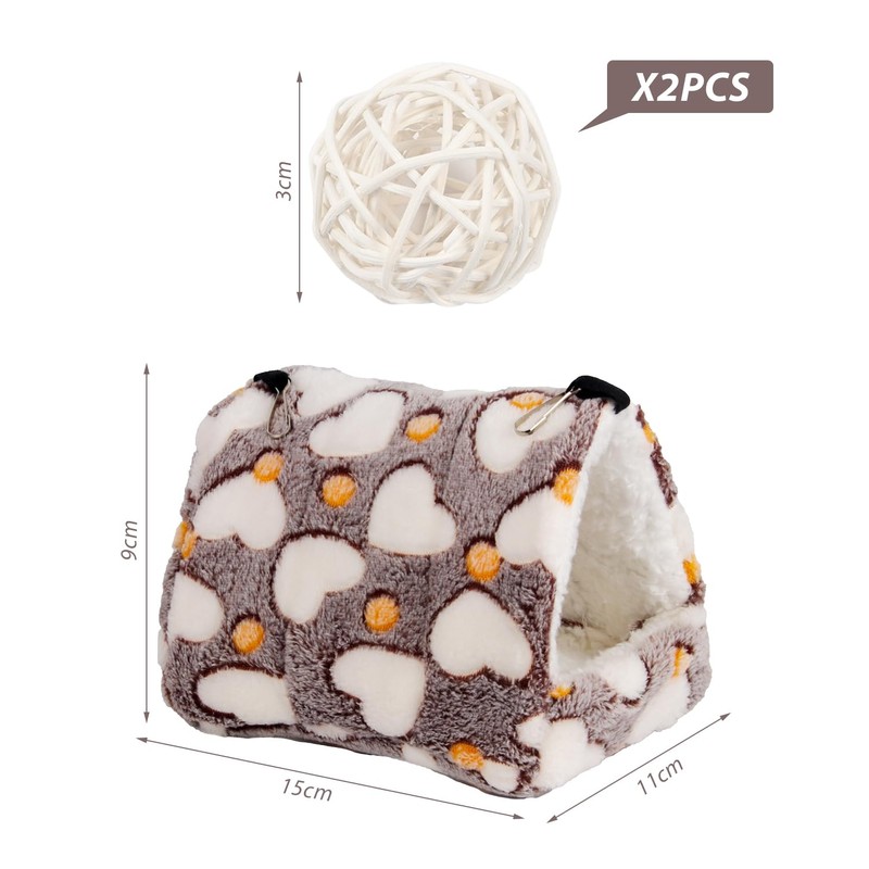 1 Hamster Cage, 2 Takraw Balls, Pet Toy Nest, Pet