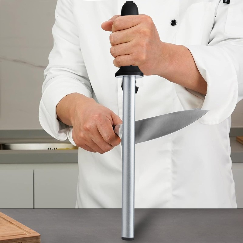 LEVINCHY Kitchen Knife Sharpener Set, Premium Knife Sharpener Rod for