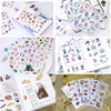 Agwut Watercolor Fantasy Scrapbook Washi Paper Stickers Set (48 Sheets)
