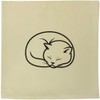 Azeeda 40cm x 40cm 'Curled Up Sleeping British Shorthair Cat'
