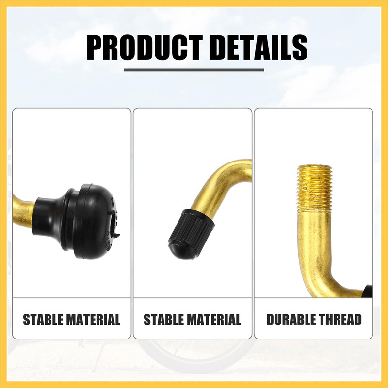 REPAIROCK 20pcs Car Tire Valve Air Tyre PVR70 Valve Stem
