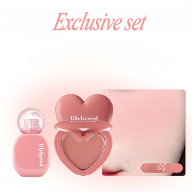 LILYBYRED Luv Beam Cheek Balm + Balming Dewy Tint Set