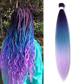 BALINGHAIR Braiding Hair Pre-Stretched High Temperature Synthetic Fiber Braid Hair Extensions (C26-1Pack)