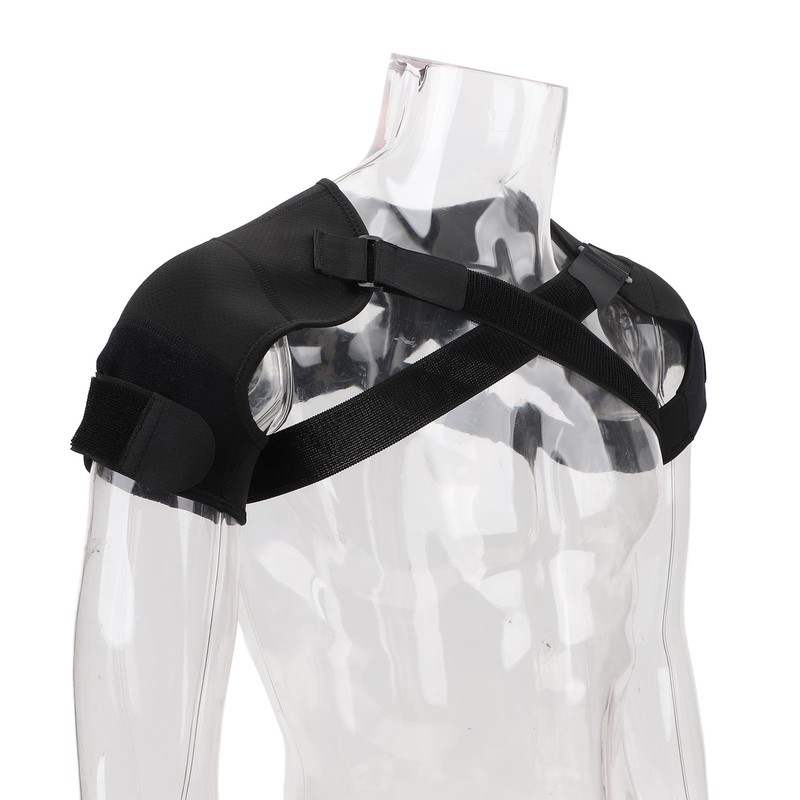 Double Shoulder Support Brace Adjustable Sweat Wicking Prevent Injuries Shoulder