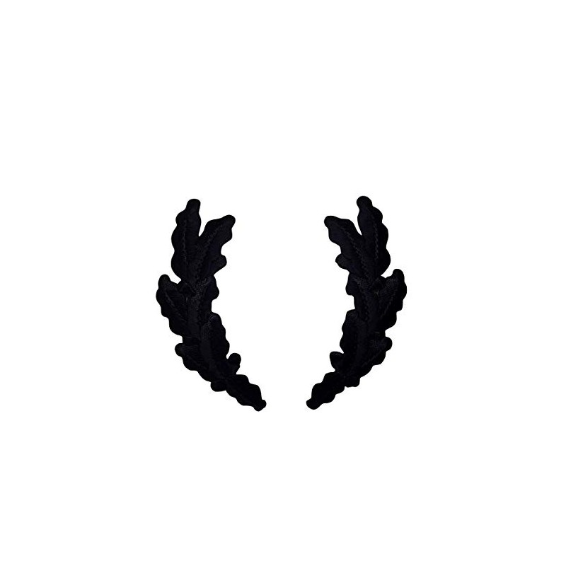 Scrambled Eggs, Embroidered, Iron on Patch (Black)