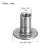 uxcell M6 T-Nuts, 24pcs Carbon Steel Tee Nuts, Round Base