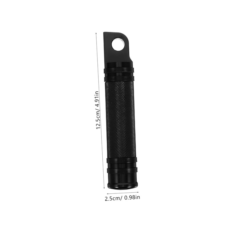 Mobestech Motorcycle Footrests Universal Aluminum Foot Pegs Anti-slip Knurled Design