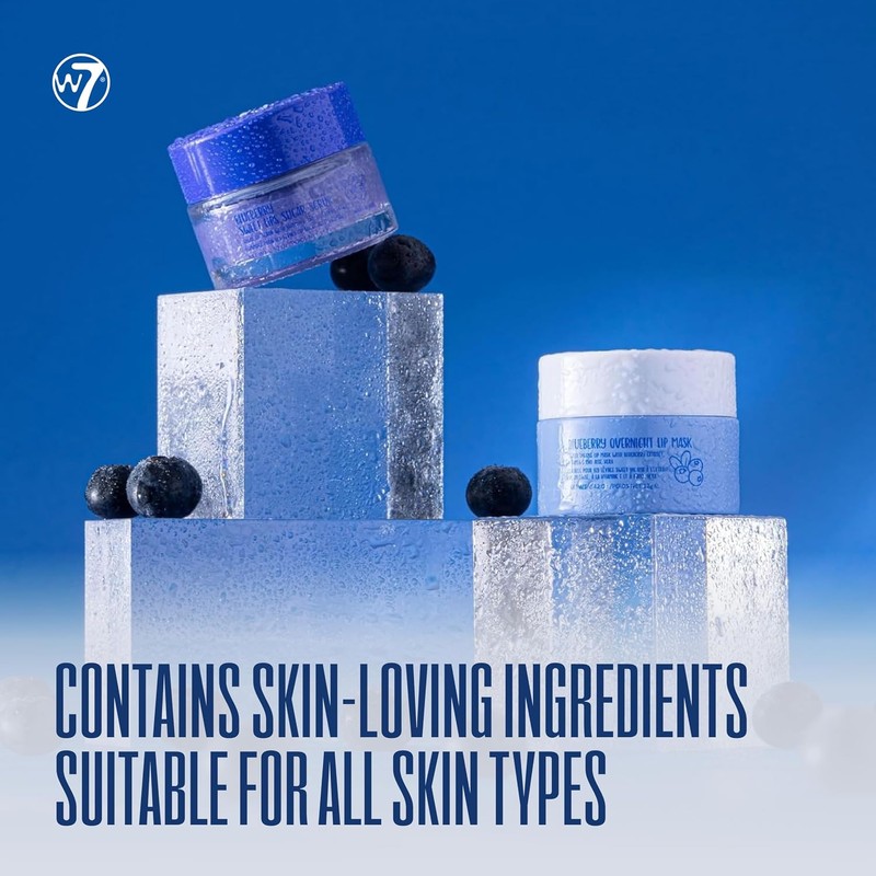 W7- Duo de exfoliante labial y mascarilla labial nocturna Sweet