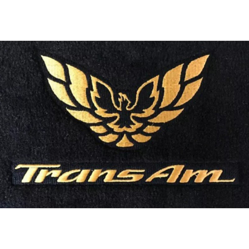 AFM NEW! Black FLOOR MATS 1970 - 1981 FIREBIRD Embroidered